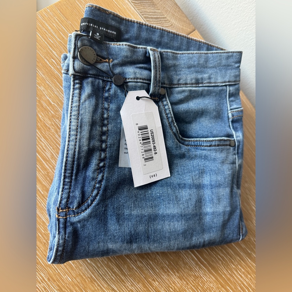 NWT! | UNIVERSAL STANDARD Seine High Rise Skinny Jeans, Vintage Indigo, Size 8 🩵 - Picture 13 of 16